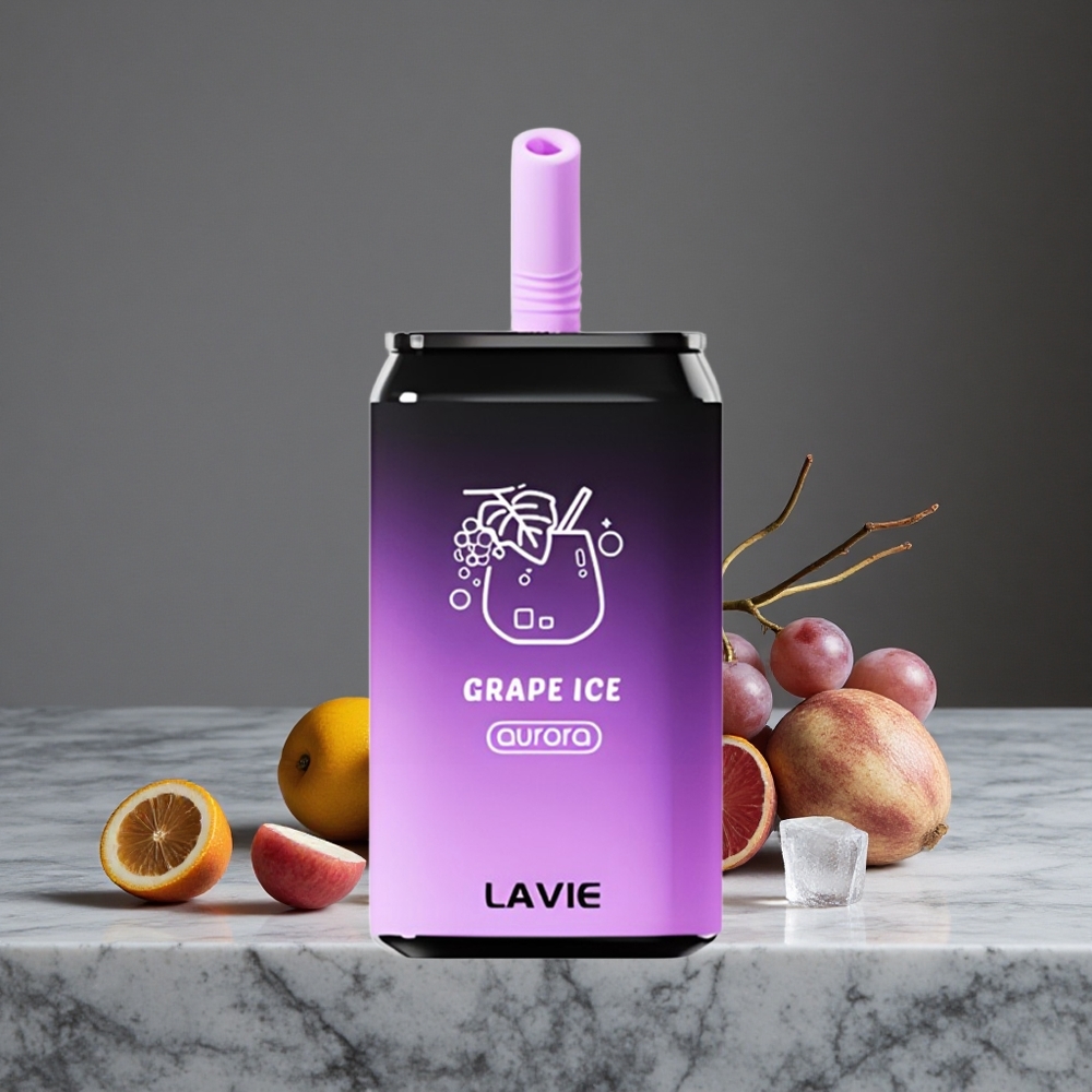 Vīnogu Ledus Lavie Aurora 11000 Pufas 22ML 0% 2% 5% Nikotīns