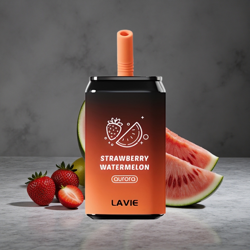 Zemeņu Arbūzs LAVIE Aurora 11000 Puffs 22ML 650mAh