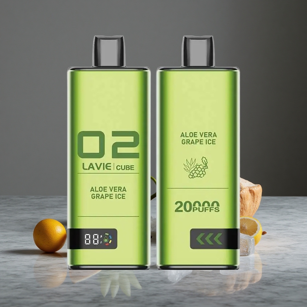 Alves Vīnogu Aļojas Lavie Cube 20000 Puffs Nicotīna Sāls 2% 5% 28ML Šķidrums