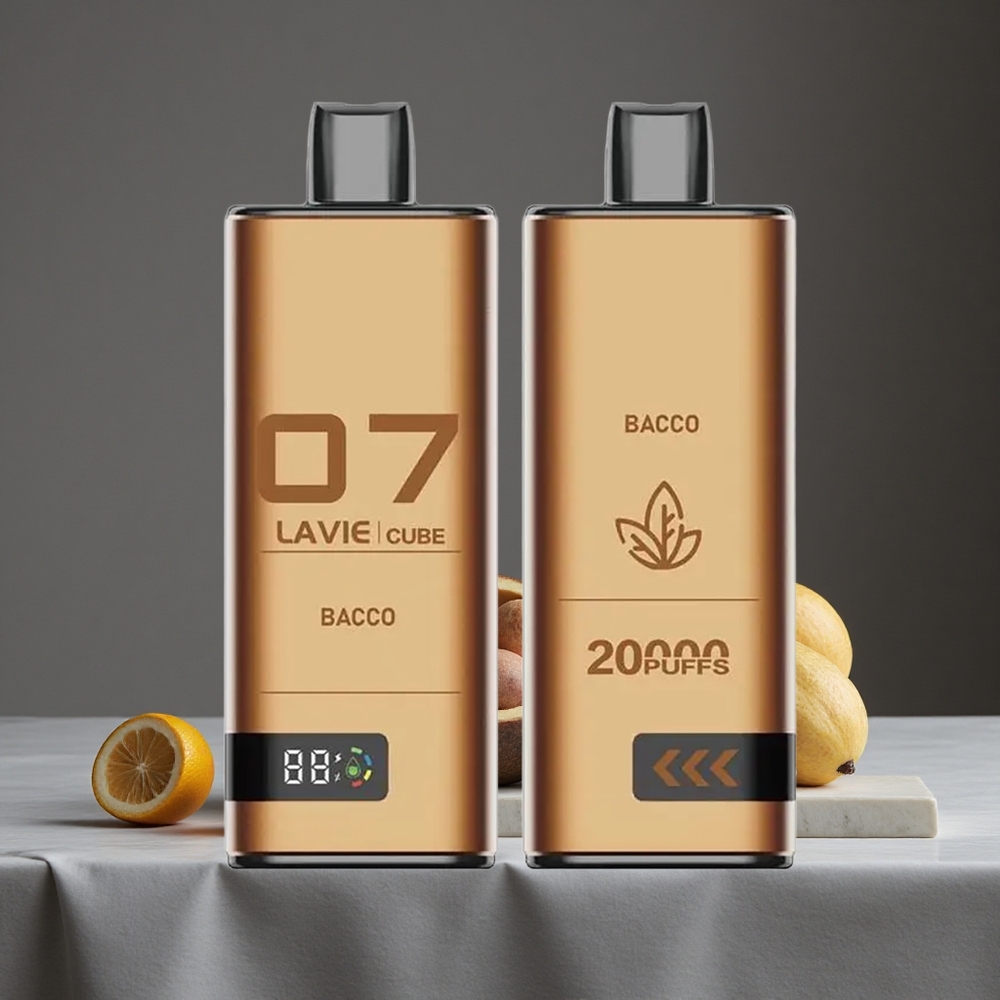 Bako Lavie Cube 20000 Iedarbības Vienreizlietojamais Vape 28ML Šķidrums 600mAh Baterija