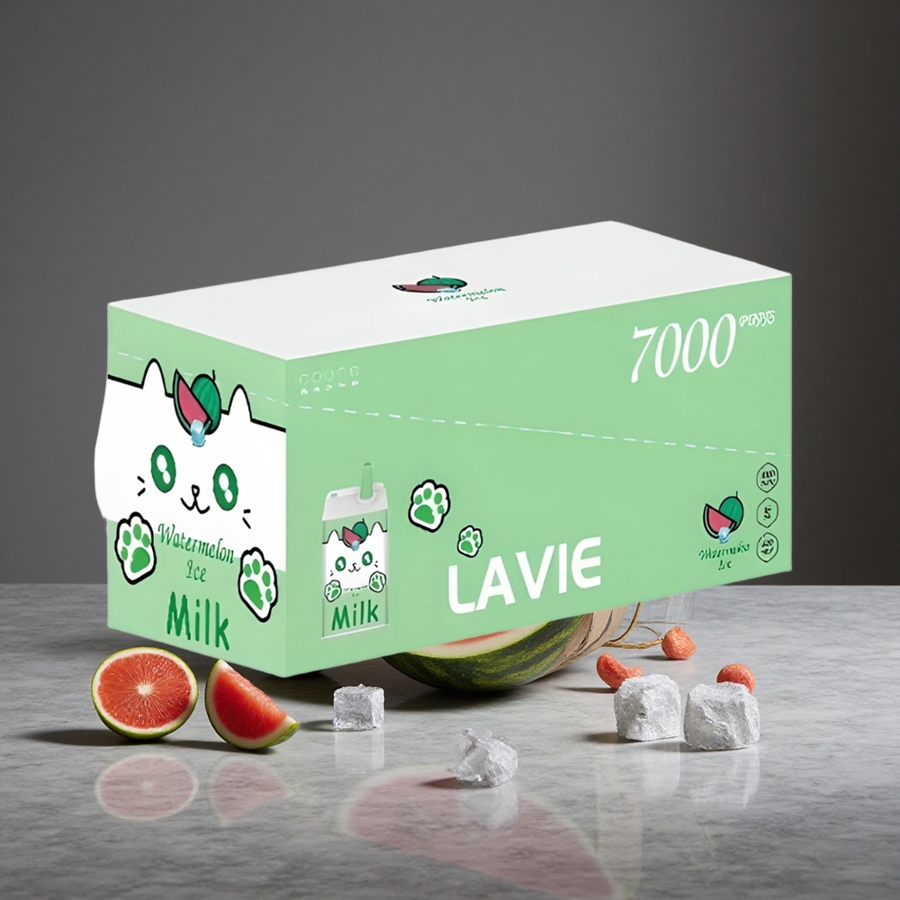 Arbūza Ledus LAVIE Milk 7000 Puffs 16ML E-šķidrums 600mAh Akumulators