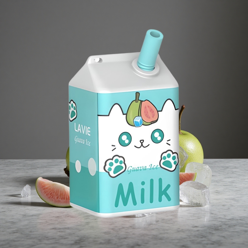 Guavas Ledus Lavie Milk 7000 Puffs 16ML E-šķidrums 600mAh Akumulators