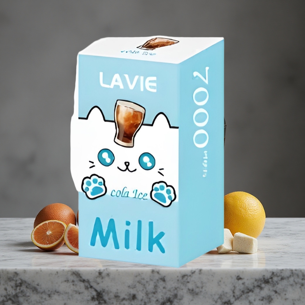 Kolas Ledus Lavie Milk 7000 Puffs 16ML 600mAh