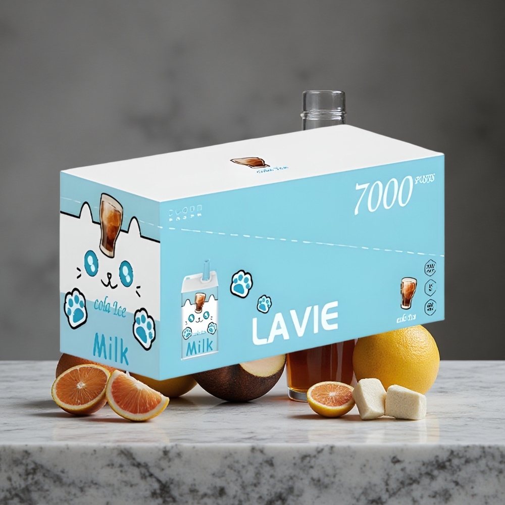 Kolas Ledus Lavie Milk 7000 Puffs 16ML 600mAh