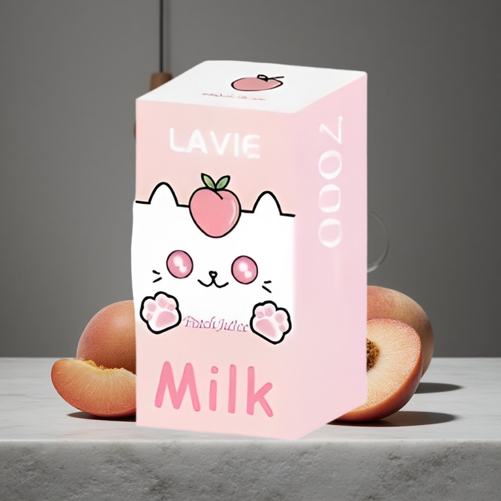 Persiku Sula Lavie Milk 7000 Puffs 16ML E-šķidrums 600mAh Akumulators