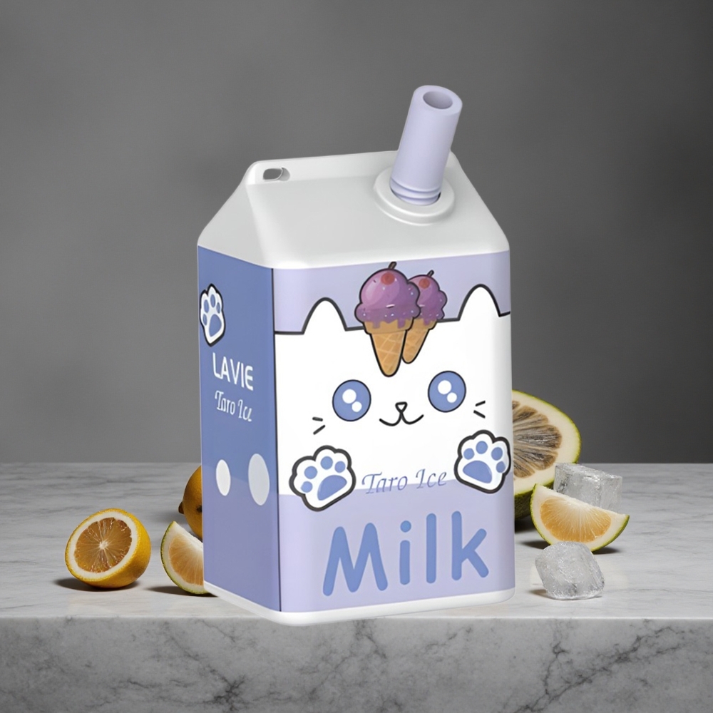 Taro Ledus Lavie Milk 7000 Puffs 16ML Vienreizlietojamais Vape