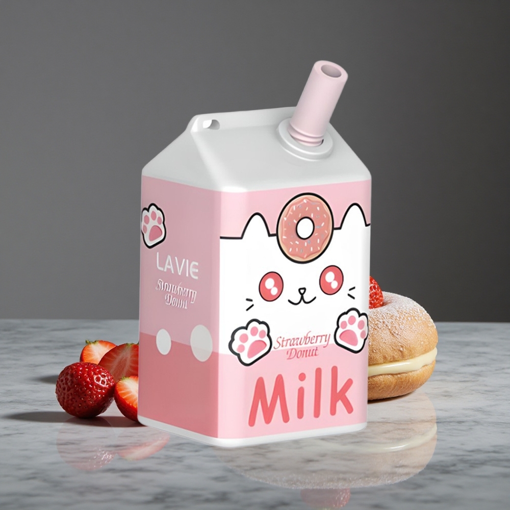 Zemenes Donut Lavie Milk 7000 Ieelpas 16ML E-šķidrums