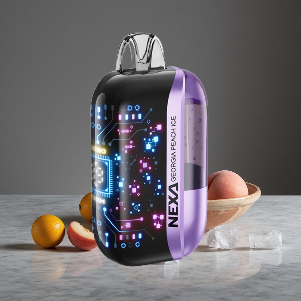 Džordžijas Persiku Ledus NEXA Ultra 50000 Ieejas 20ml Priekšējā Ietilpība 5% Nikotīna Stiprums