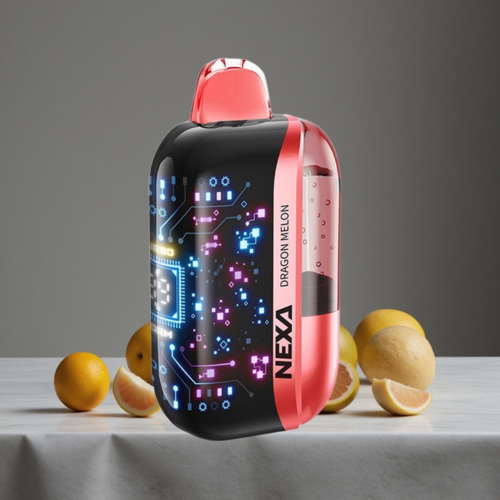Dragonu Melona NEXA Ultra 50000 Puffs 20ml Iepildīta Jēga & 800mah Akumulators Vienreizlietojamais Vape