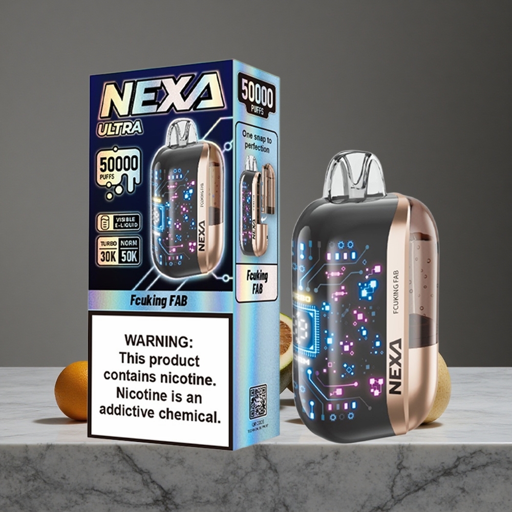 Fcuking Fab NEXA Ultra 50000 Iesūkšanas 20ml Iepriekš Piepildīts & 5% Nikotīna Stiprums Vienreizlietojamais Vape