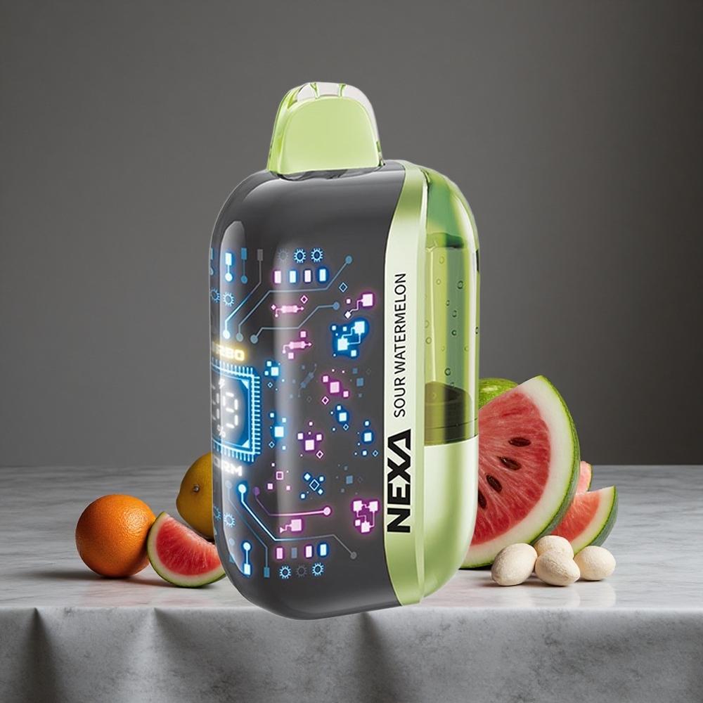 Skābā Arbūza NEXA Ultra 50000 Puffs 20ml Iepildīta Joma 800mah Akumulators
