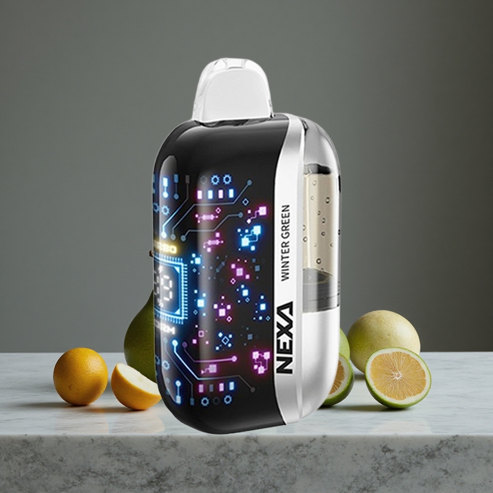 Ziemas Zaļā NEXA Ultra 50000 Iecirkņi 20ml Priekšējā Ietilpība 5% Nikotīna Stiprums