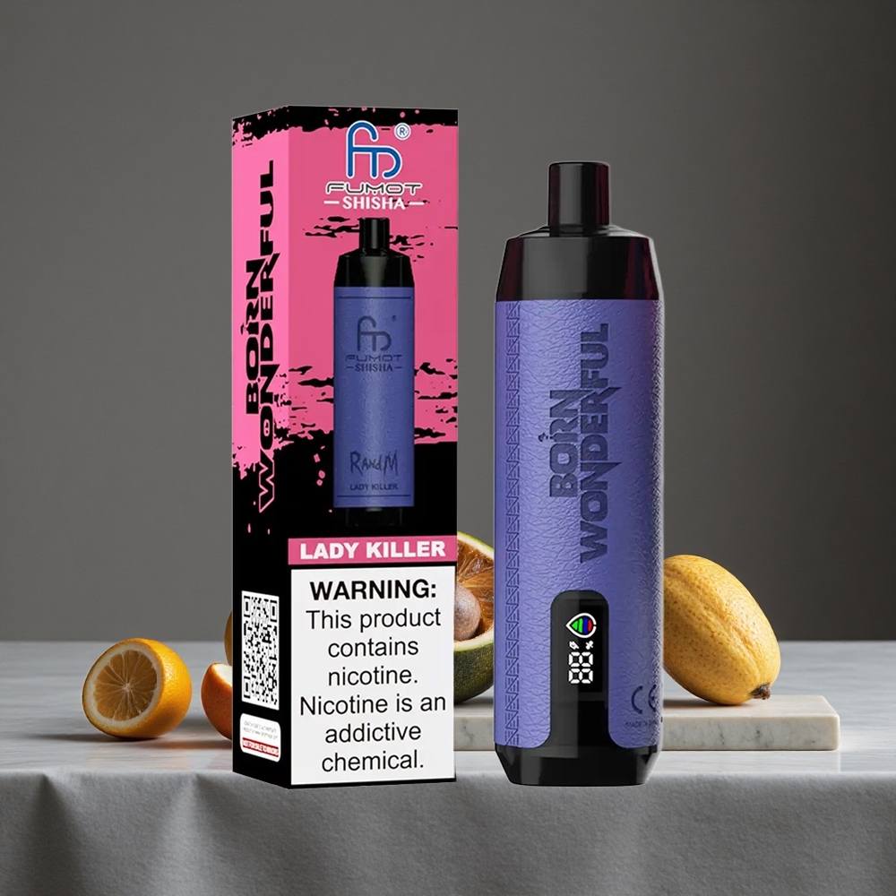 Dāmu Slepkava RandM Fumot Shisha 10000 Puffs 18ml Pirmsuzpildīts e-šķidrums