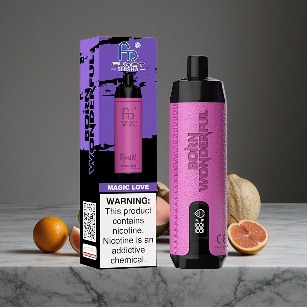 Mīlestības Maģija RandM Fumot Shisha 10000 Puffs 0,6ohm Sietas Spole