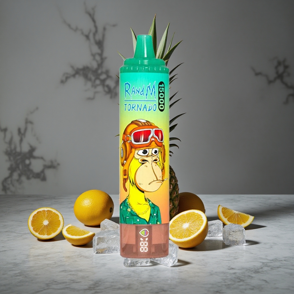 Ananāsu Ledus RandM Fumot Tornado 15000 Puffs 25ml