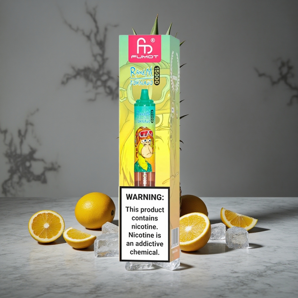 Ananāsu Ledus RandM Fumot Tornado 15000 Puffs 25ml
