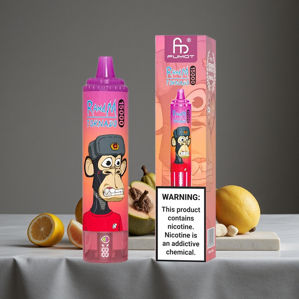 Dragoņaugļu RandM Tornado 15000 Pūsti 25ml Likvīda Tilpums USB Type-C Uzlādējams