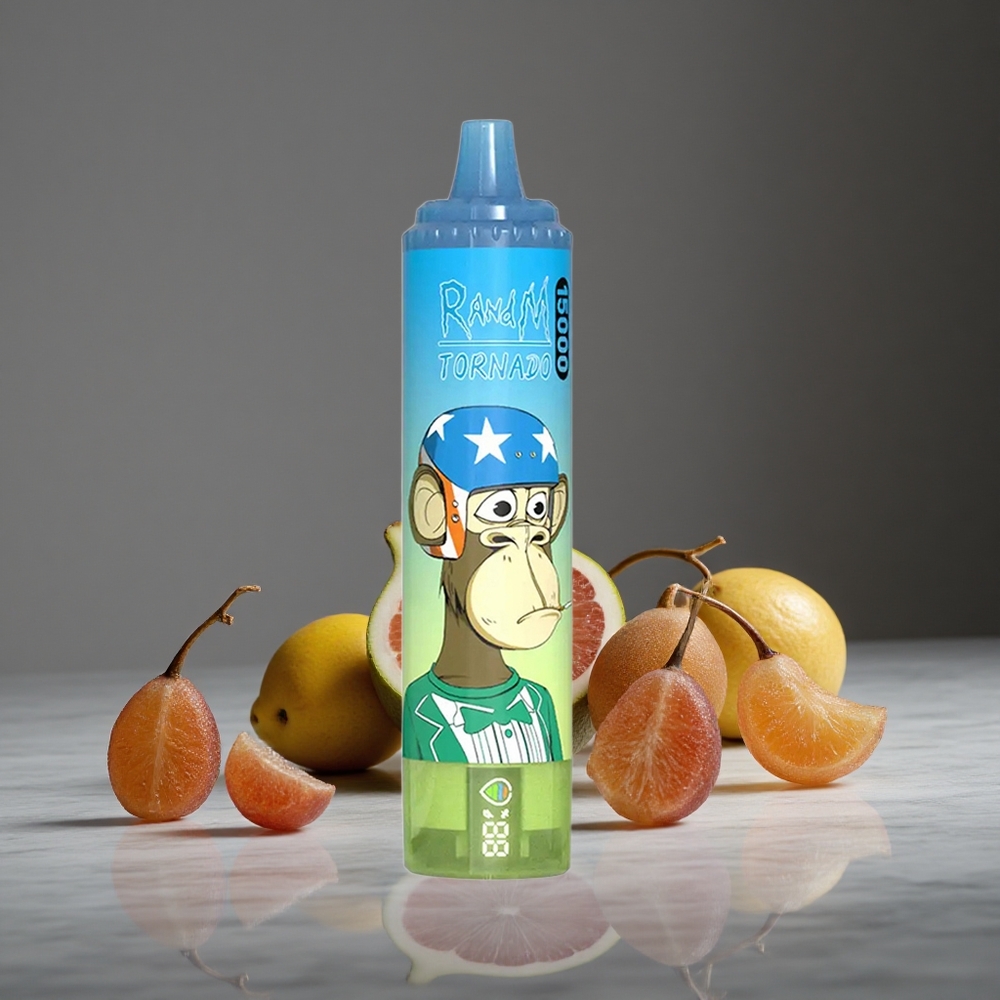 Gumijlāča Kombinācija RandM Tornado 15000 Puffs 25ml šķidruma