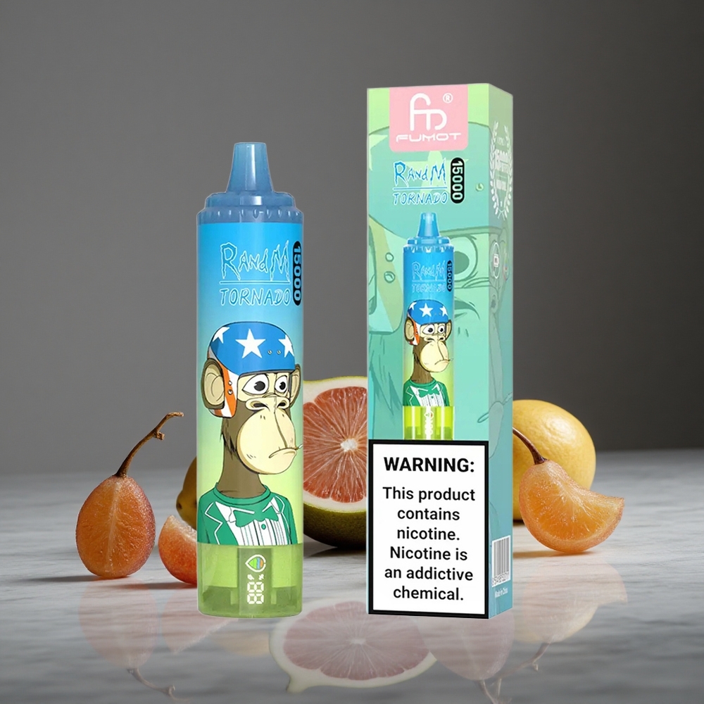 Gumijlāča Kombinācija RandM Tornado 15000 Puffs 25ml šķidruma