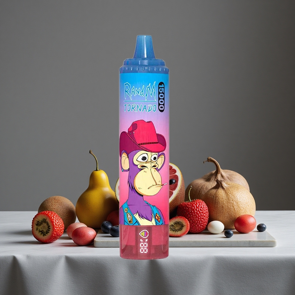 Jauktā ogu RandM Tornado 15000 Puffs 25ml šķidruma izmērāmais veips