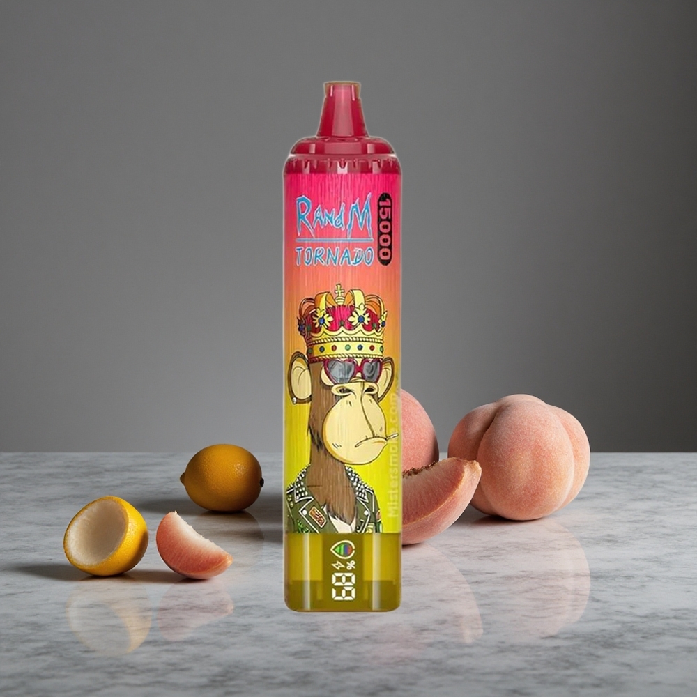 Ledus Dārzenā RandM Fumot Tornado 15000 Puffs 25ml Vienreizlietojamais Vape
