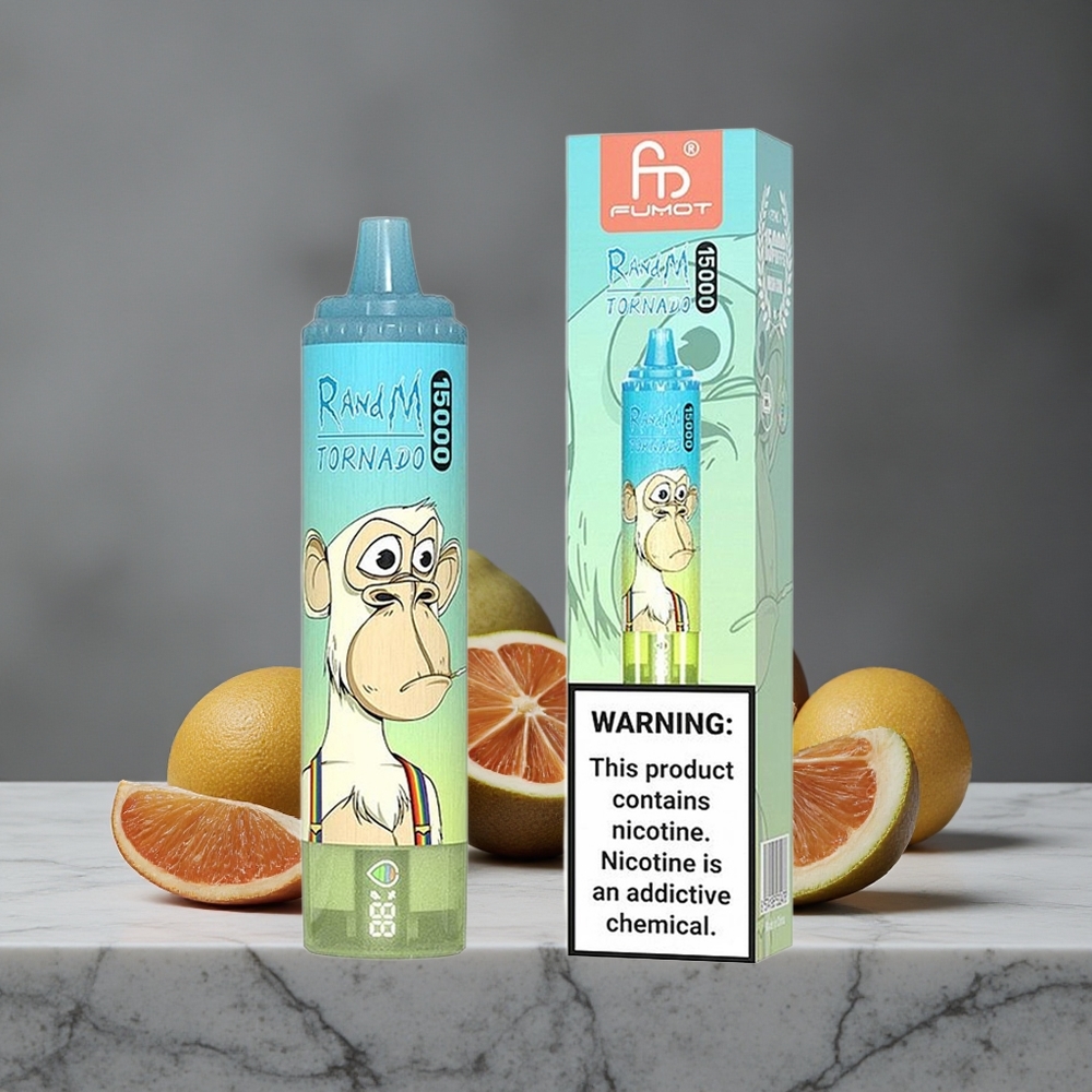 Ledus Popu RandM Tornado 15000 Puffs 25ml šķidruma ietilpība