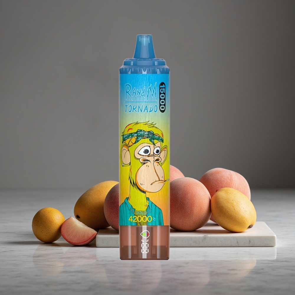 Persiku Mango RandM Fumot Tornado 15000 Pūši 25ml