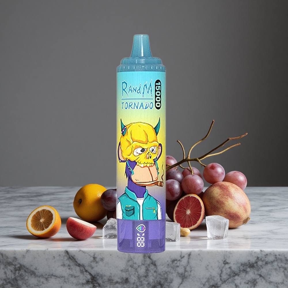 Vīnogu Ledus RandM Fumot Tornado 15000 Pūkši 25ml