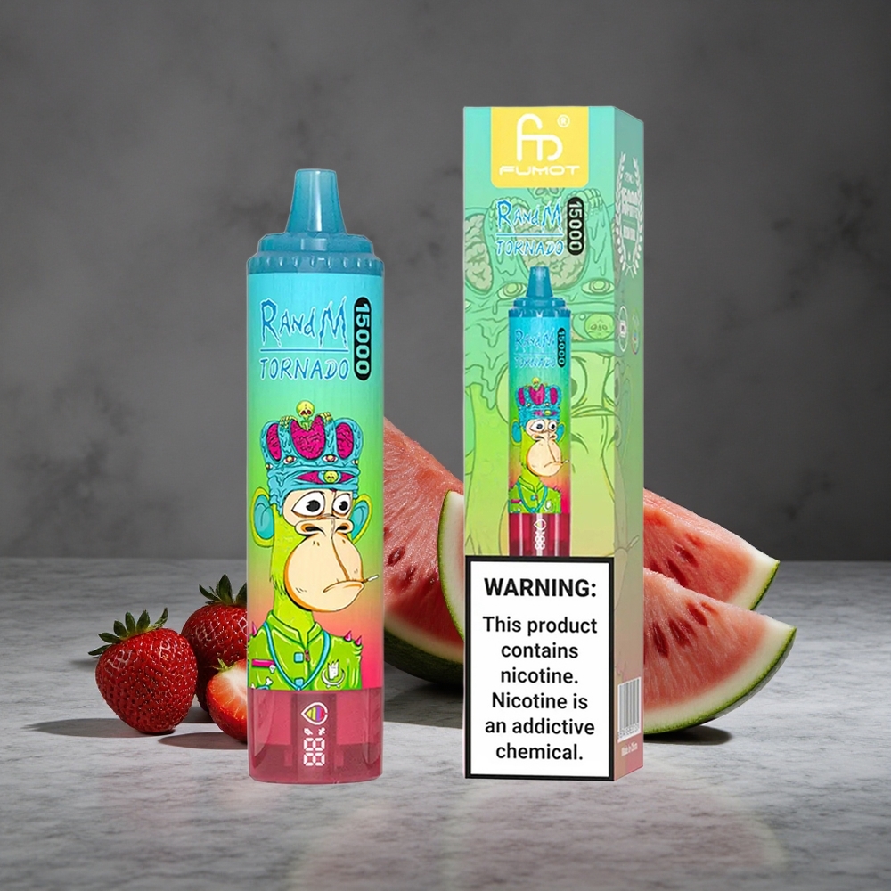 Zemeņu Arbūzs RandM Tornado 15000 Puffs 25ml