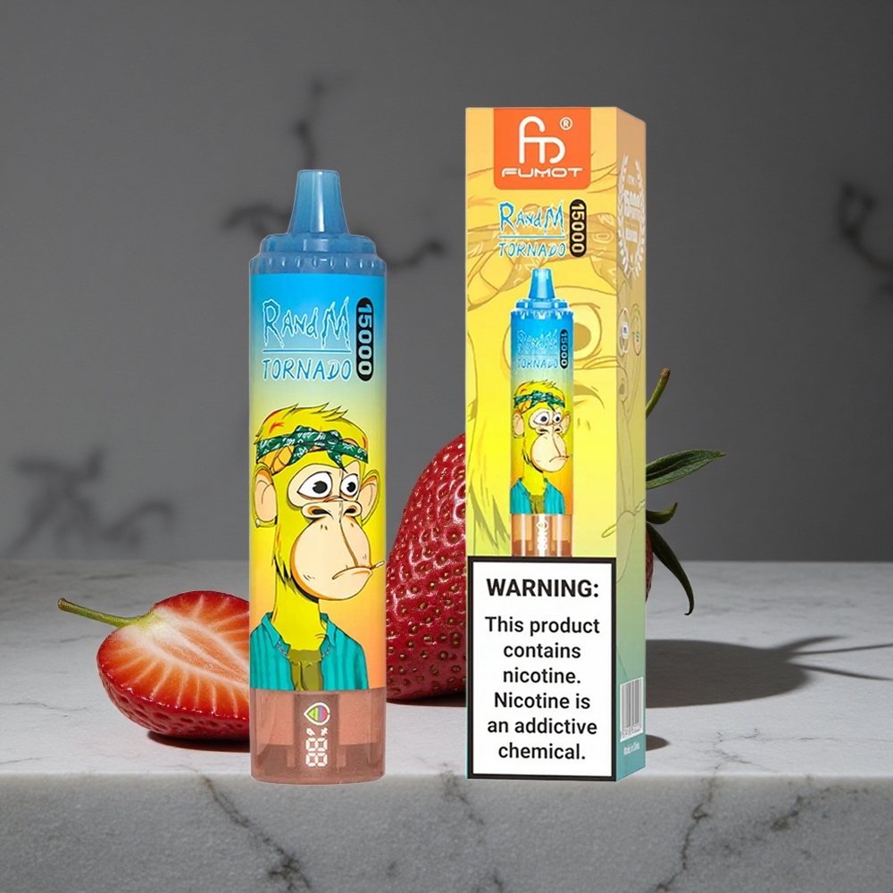 Zemeņu RandM Tornado 15000 Puffs 25ml