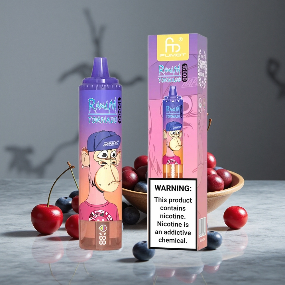 Zemenu (Melleņu-Ābolu-Cidoniju) RandM Fumot Tornado 15000 Puffs 25ml