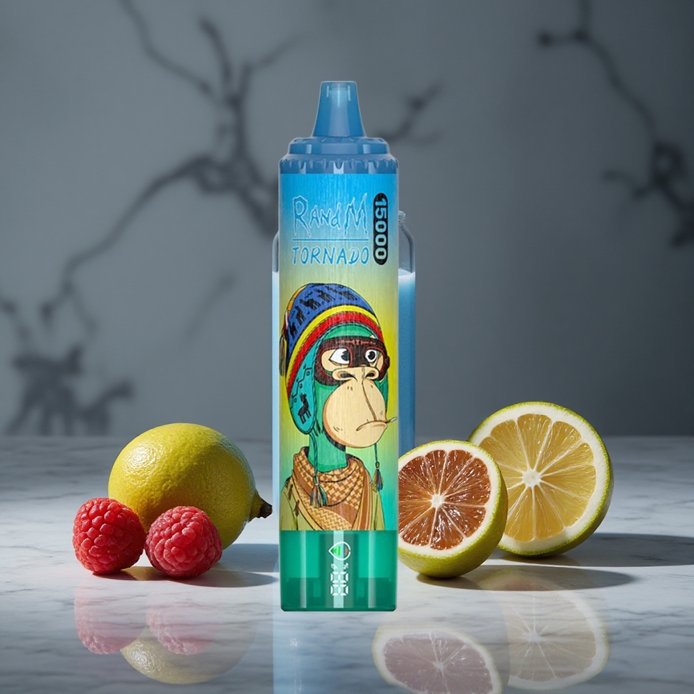 Zilā Aveņu Limonāde RandM Tornado 15000 Puffs 25ml