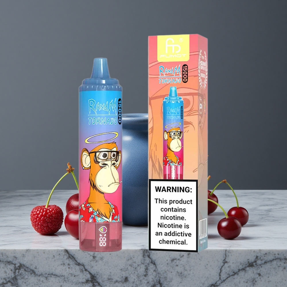 Zilā Aveņu RandM Tornado 15000 Iekrāvieni 25ml Šķidrums