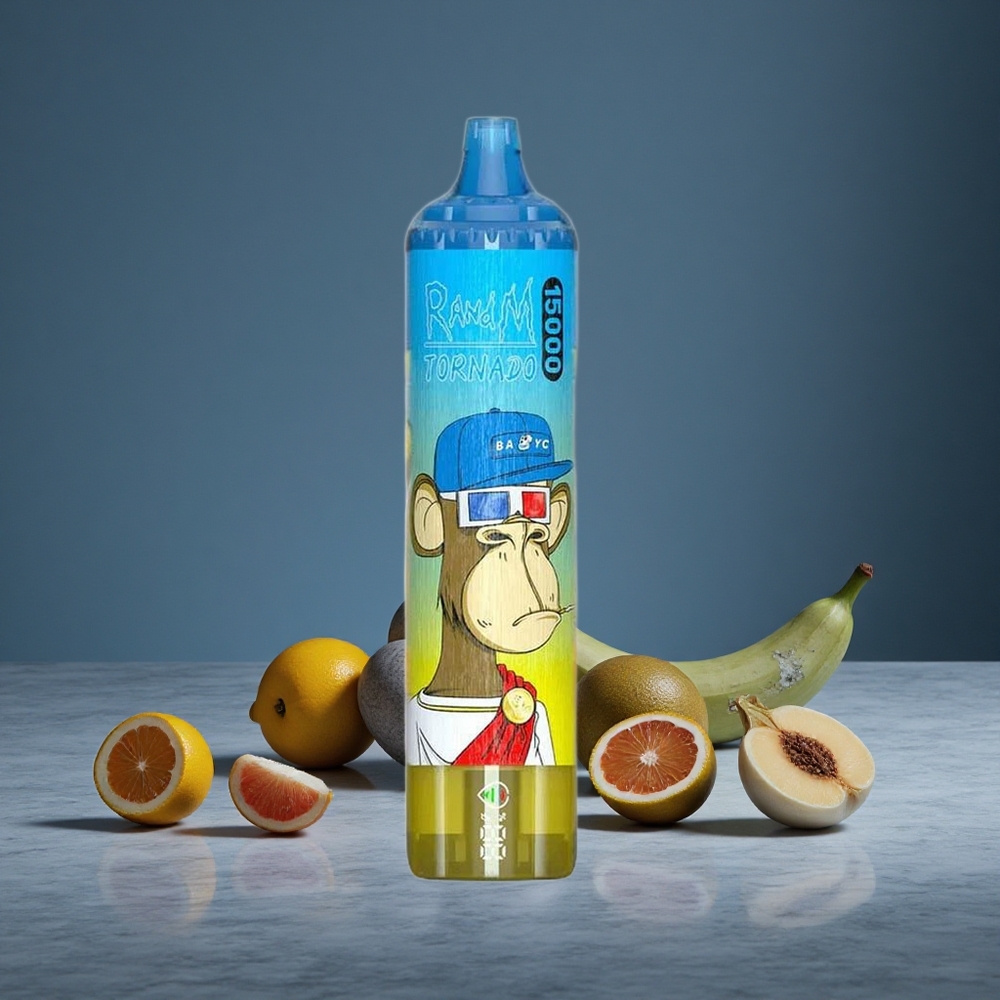 Zilā RandM Fumot Tornado 15000 Puffs 25ml Vienreizlietojamais Vape