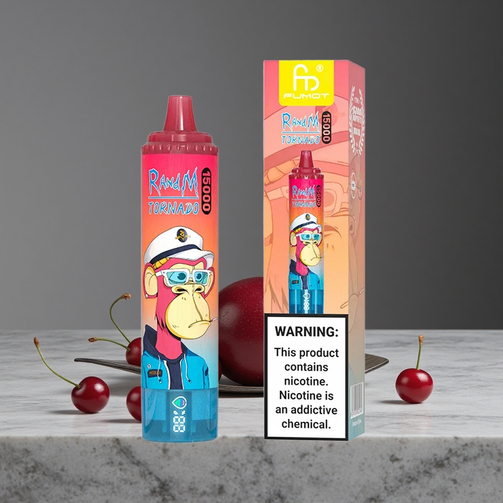 Ķiršu RandM Fumot Tornado 15000 Puffs 25ml