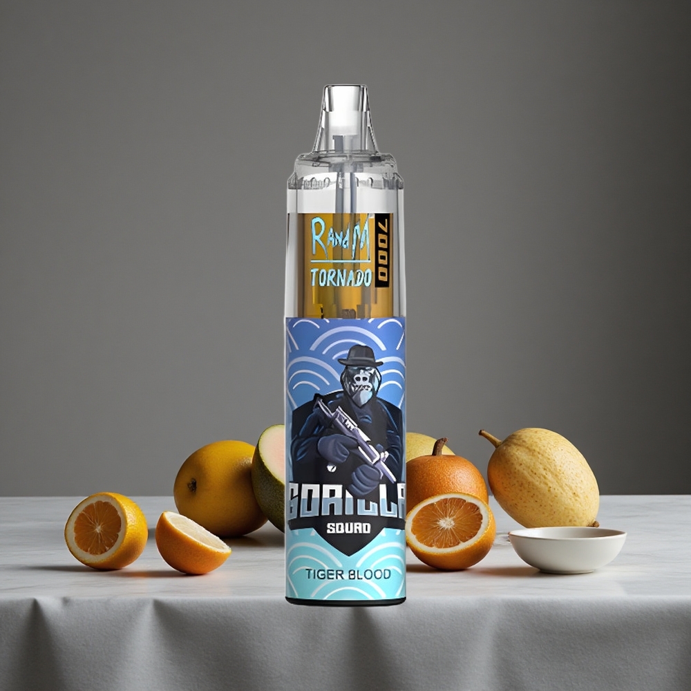 Tīģera Asinis RandM Fumot Tornado 7000 Puffs 14 ML E-šķidrums