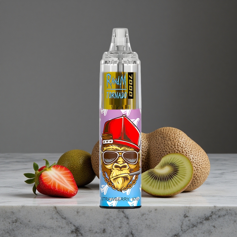 Zemeņu Ķīvija RandM Fumot Tornado 7000 Iesūkšanas Režīms 14 ML E-šķidrums