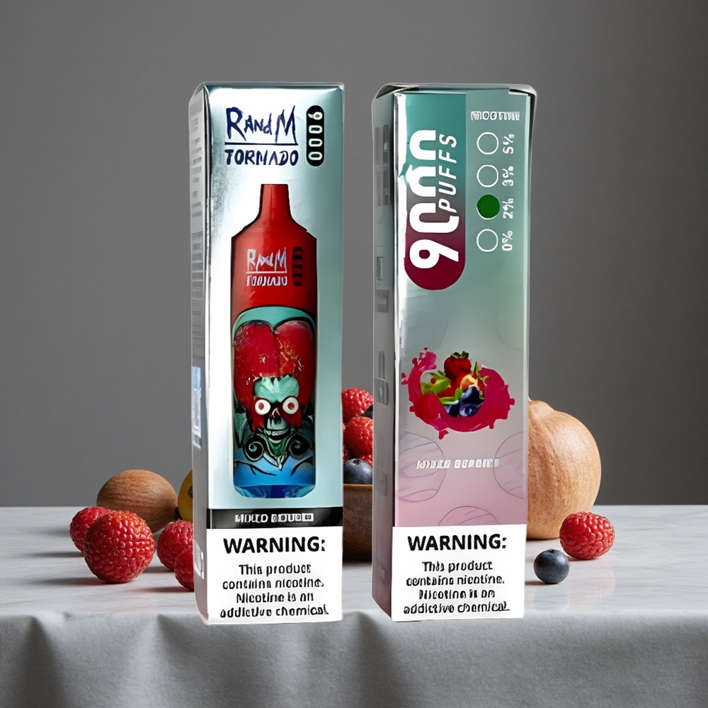 Jauktās Ogles RandM Tornado 9000 Puffs 850 mAh Uzlādējama