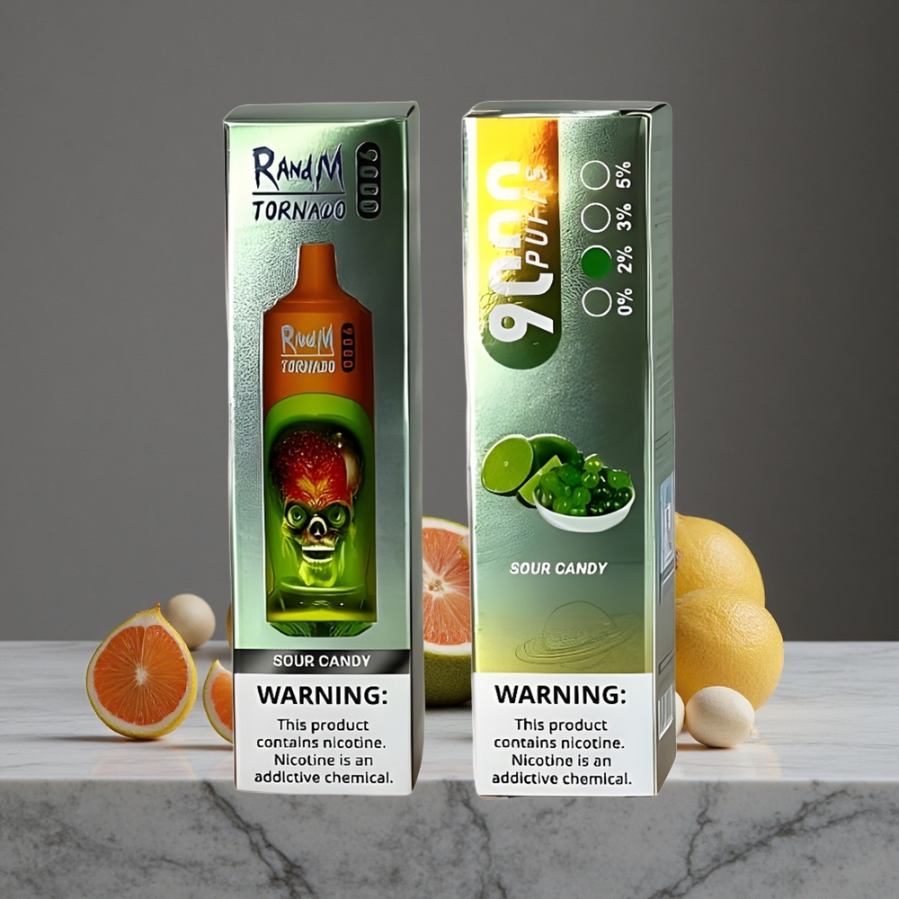 Skābā Konfekte RandM Tornado 9000 Puffes 18 mL