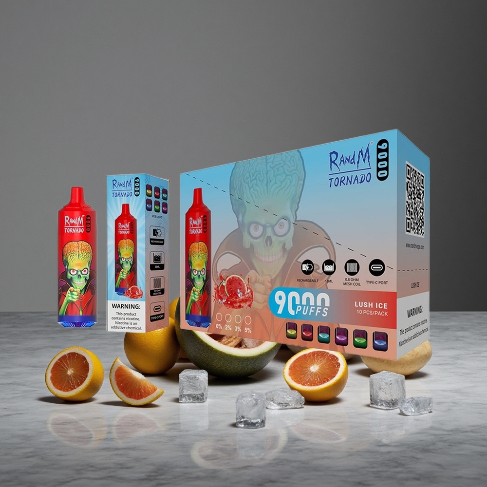 Svaigs Ledus RandM Tornado 9000 Puffs 18 mL E-šķidrums