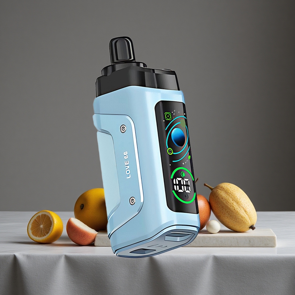 Mīlestība 66 Kombinācija Razz Bar 45000 Puffs 1.0 Ohm Mesh Spole Vienreizlietojamais Vape