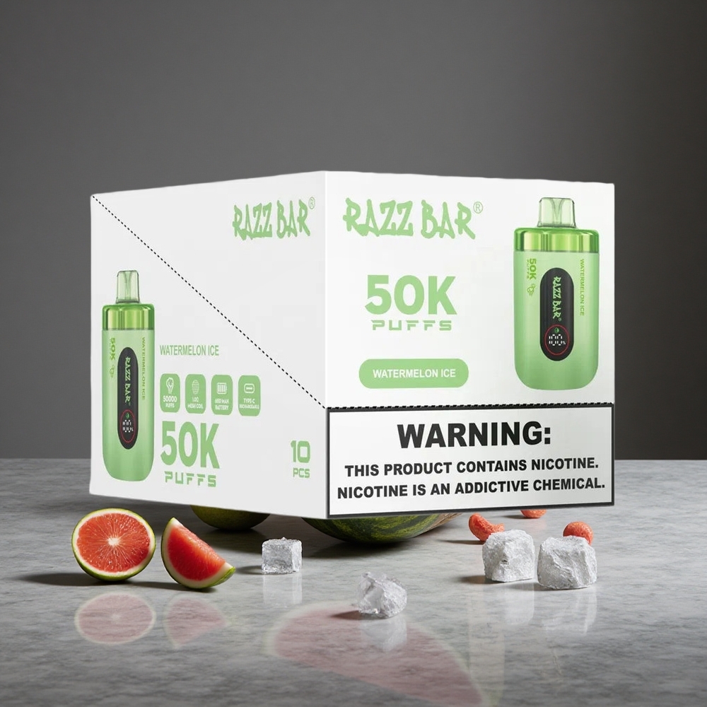 Arbūza Ledus Razz Bar 50K Iekšdedzes 1.0 Ohm Tīkla Spole