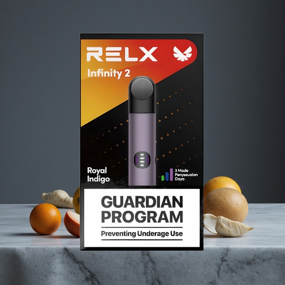 Karaliskā Indigo Relx Infinity 2 600-650 Puffs 1.9 ml Ierīce