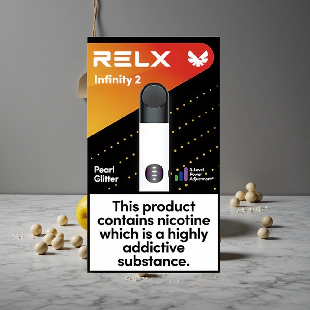 Pērļu Pulveris RELX Infinity 2 650 Puffs 440mAh Akumulators