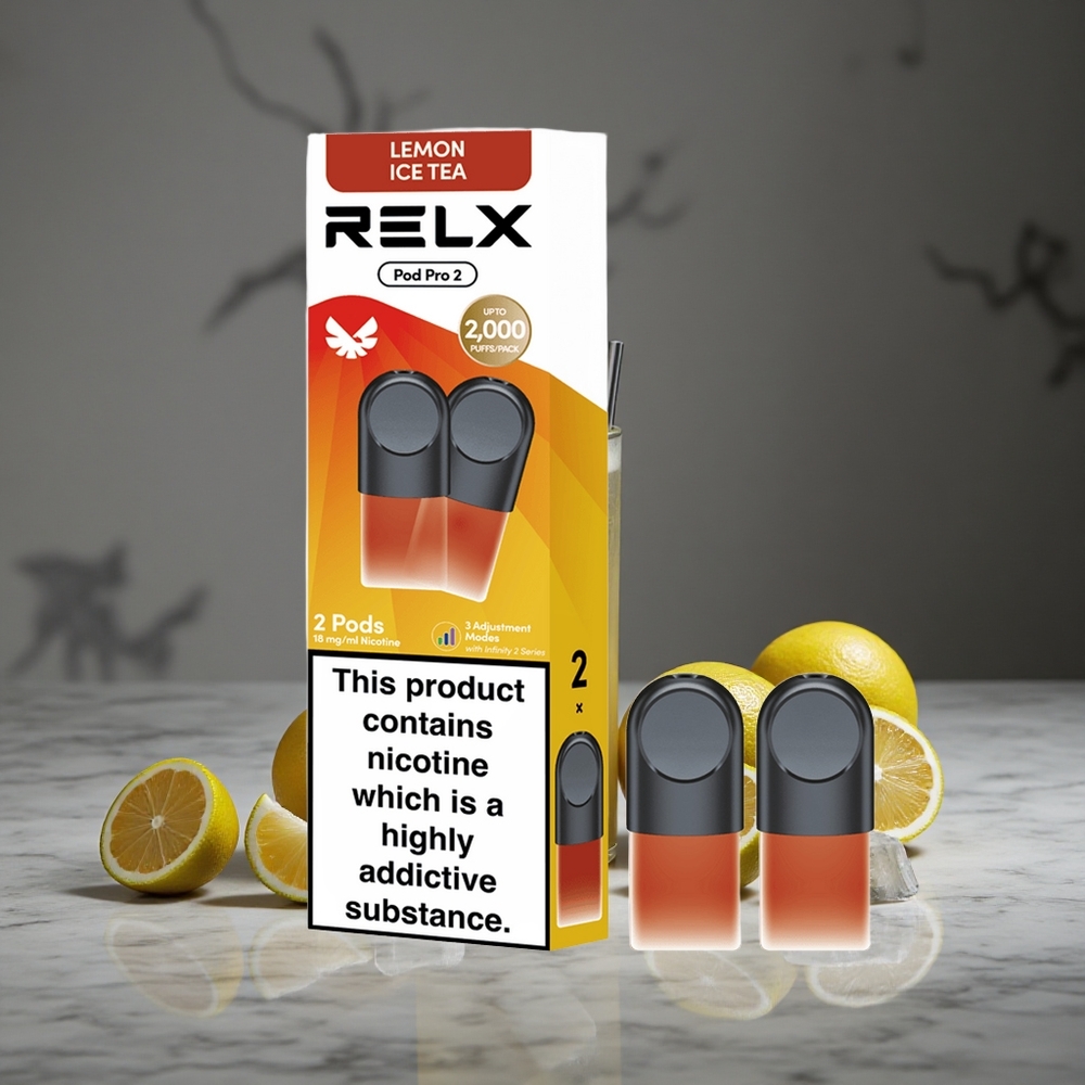 Tēja-Citronādas Ledus Tēja Relx Pod Pro 2 600 Puffs 1,8% Nikotīna
