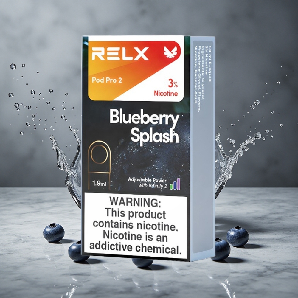 Zemenu Kombinācija RELX Pod Pro 2 600 Puffs 3% Nikotīna 1.9ml Ietilpība